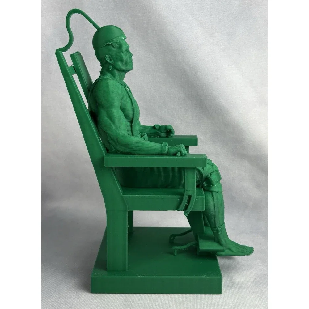 Frankenstein In Electric Chair Figure Frankenstein Green